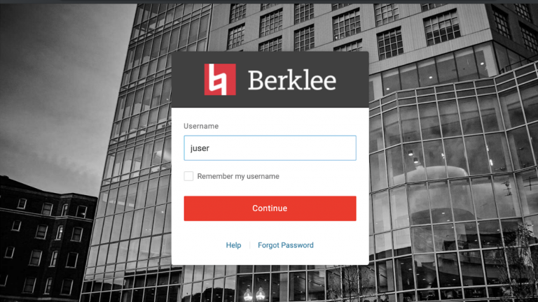 Berklee OnePass Login Screen Updates on Tuesday, May 26 Berklee